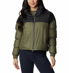 Укорочена куртка Columbia Pike Lake™ Cropped Jacket W - хакі/чорна