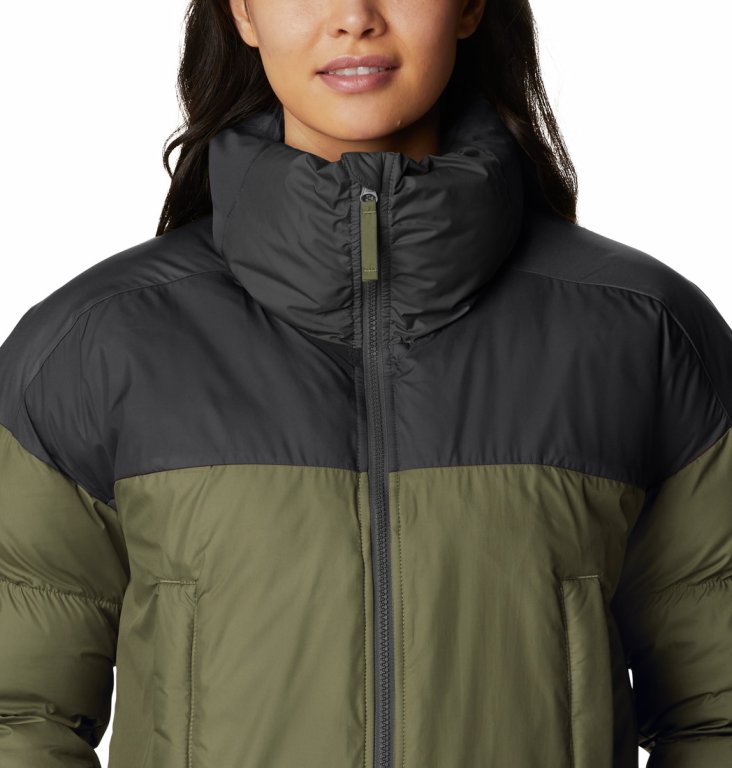 Укорочена куртка Columbia Pike Lake™ Cropped Jacket W - хакі/чорна