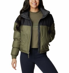 Укорочена куртка Columbia Pike Lake™ Cropped Jacket W - хакі/чорна