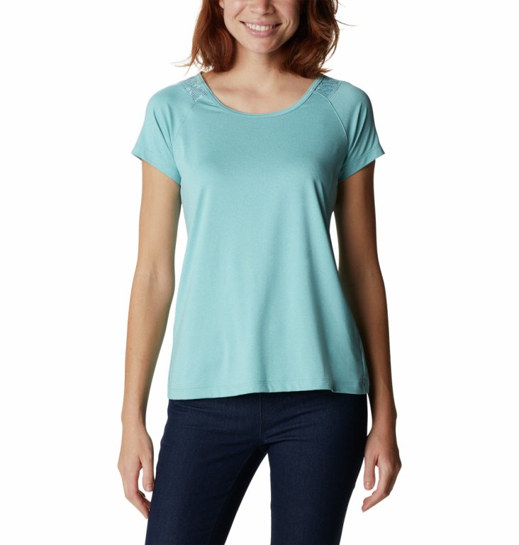 Футболка Columbia Peak To Point™ II SS Tee W - синя