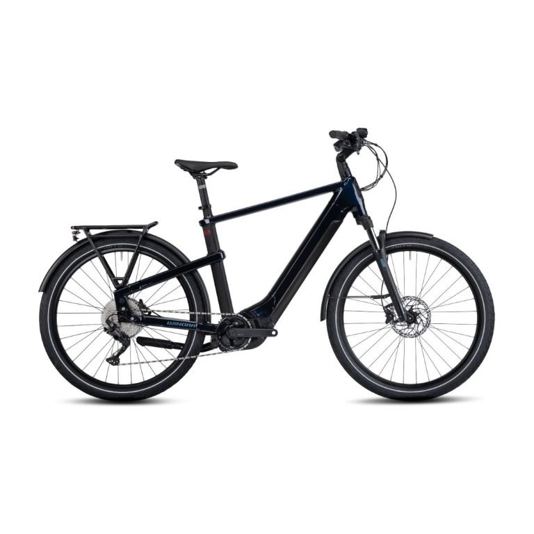 Elektrokolo Winora Yakun 10 U i750Wh 27,5" 10-r. Deore (2022) - tmavě modrá