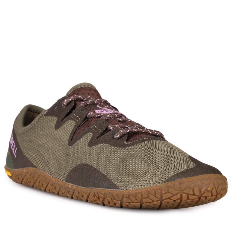 Obuv Merrell Vapor Glove 5 W - zelená/hnědá
