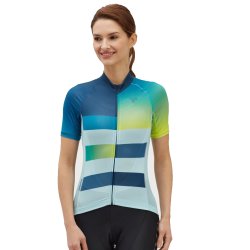 Cyklistický dres SILVINI Mazzana WD2045 M - modrá/tyrkysová