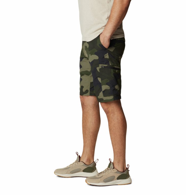 Шорти Columbia Silver Ridge™ Printed Cargo Short "10" M - чорні / зелені