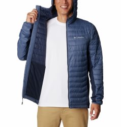 Куртка з капюшоном Columbia Powder Pass™ M - синя