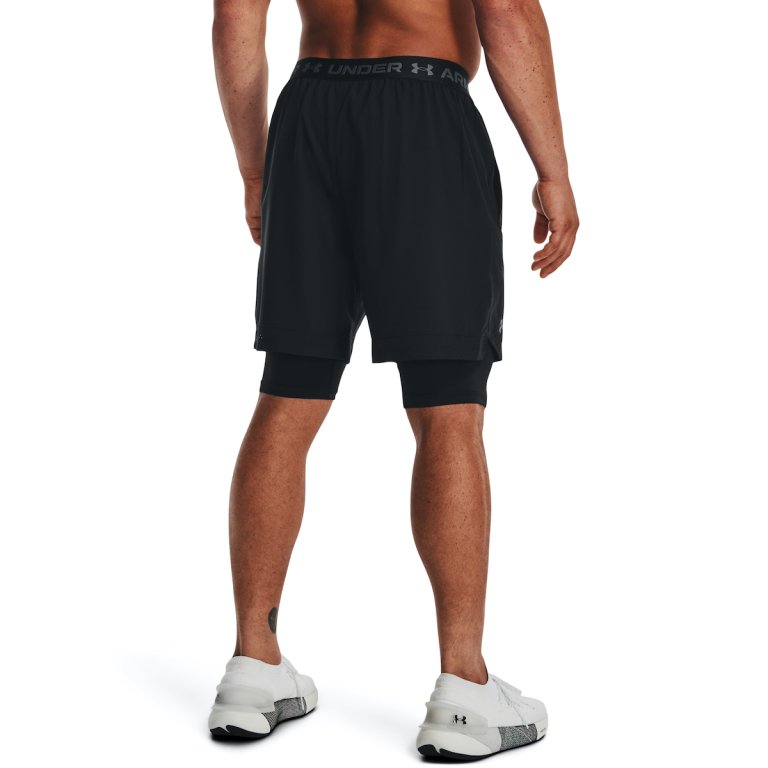 Шорти чоловічі Under Armour UA Vanish Woven 2in1 Sts M - чорні