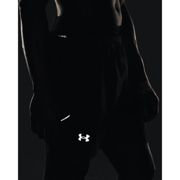 Шорти чоловічі Under Armour Launch Elite 2in1 7'' Short M - чорні