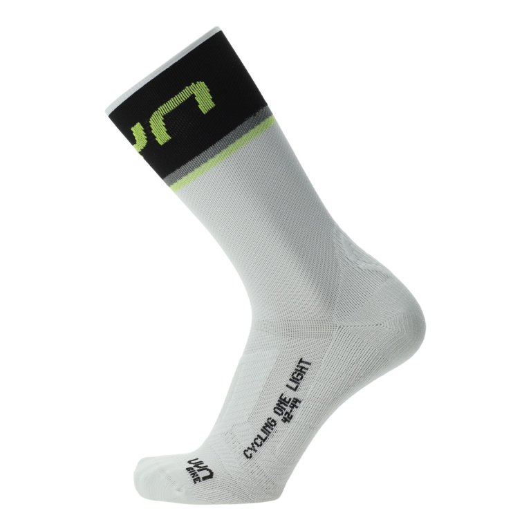 Шкарпетки UYN Cycling One Light Socks M - білий/чорний
