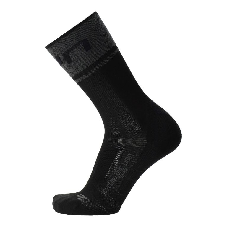 Шкарпетки UYN Cycling One Light Socks M - чорний/сірий
