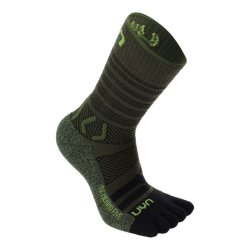 Шкарпетки UYN Trekking Five Merino Socks M - зелений/чорний