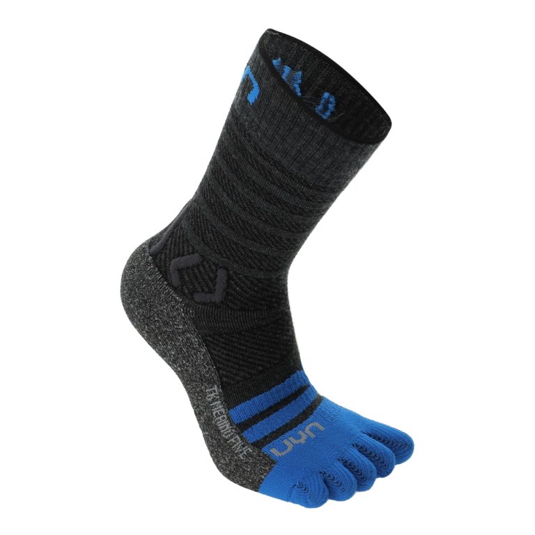 Шкарпетки UYN Trekking Five Merino Socks M - сірий/синій