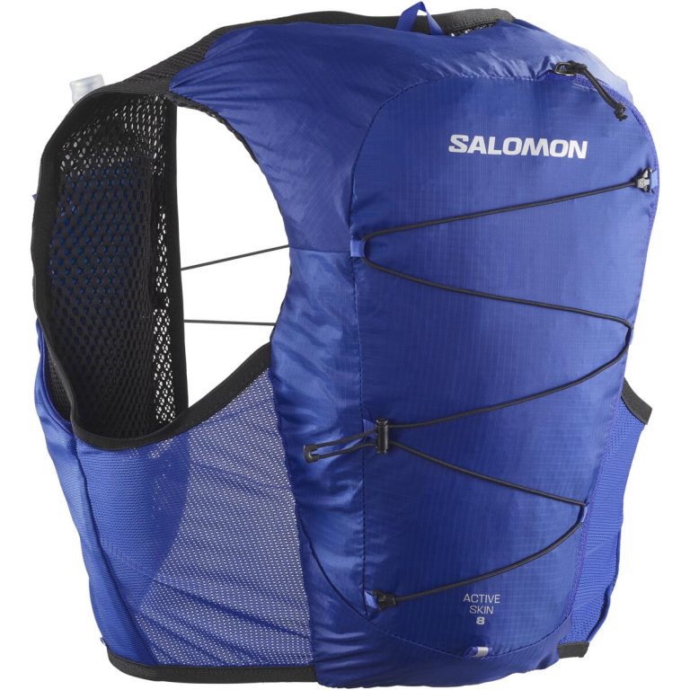 Рюкзак Salomon Active Skin 8 з флягами - синій