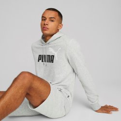 Кофта Puma ESS+ 2 Col Big Logo Hoodie TR M - сірий