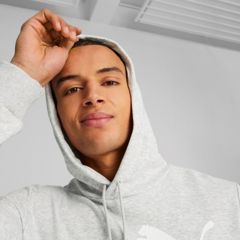 Кофта Puma ESS+ 2 Col Big Logo Hoodie TR M - сірий
