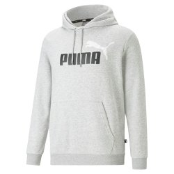 Кофта Puma ESS+ 2 Col Big Logo Hoodie TR M - сірий