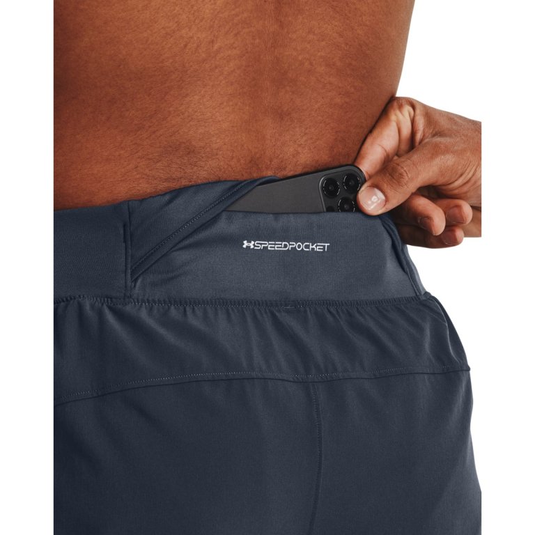 Шорти чоловічі Under Armour Launch Elite 5'' Short M - сірі