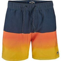 Plavky Billabong Fifty50 Layback J - modrá/žlutá