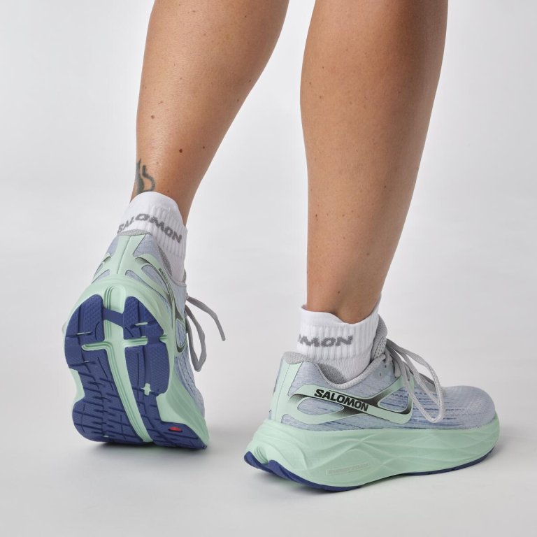 Кросівки Salomon Aero Glide W - блакитні/ зелені