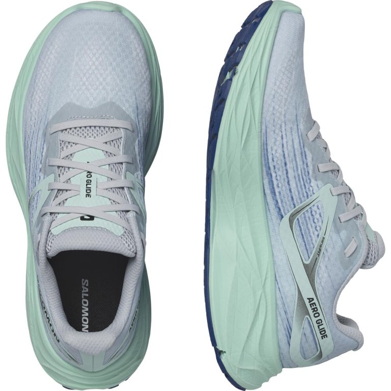 Кросівки Salomon Aero Glide W - блакитні/ зелені