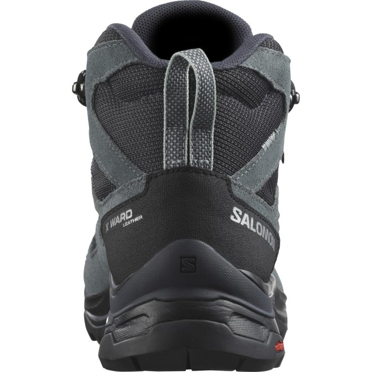 Взуття Salomon X Ward Leather Mid GTX W - чорне/сіре