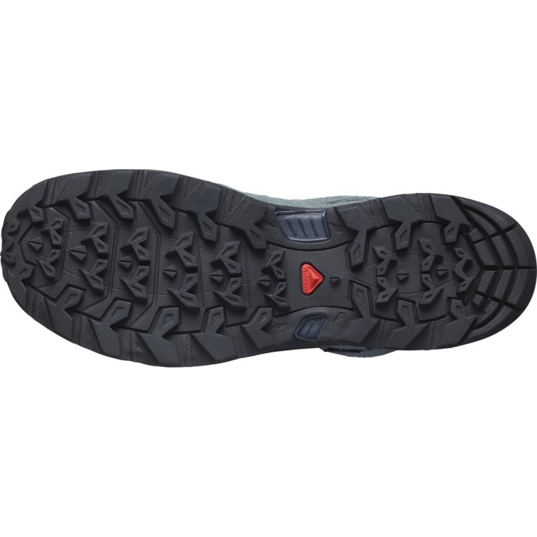 Взуття Salomon X Ward Leather Mid GTX W - чорне/сіре