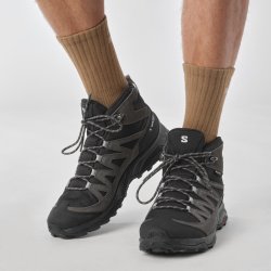 Взуття Salomon X Ward Leather Mid GTX M - чорне