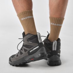 Взуття Salomon X Ward Leather Mid GTX M - чорне