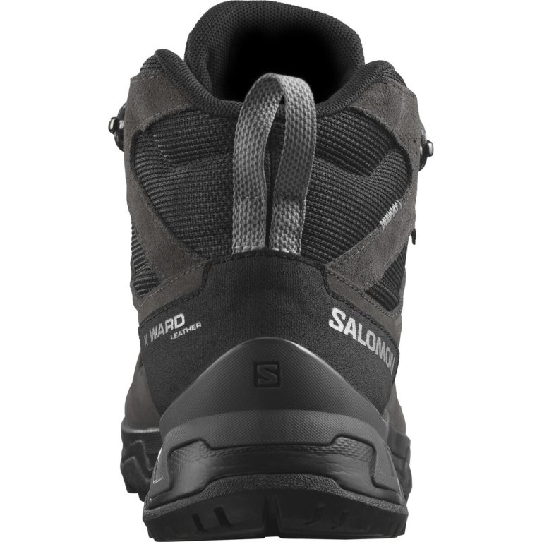 Взуття Salomon X Ward Leather Mid GTX M - чорне