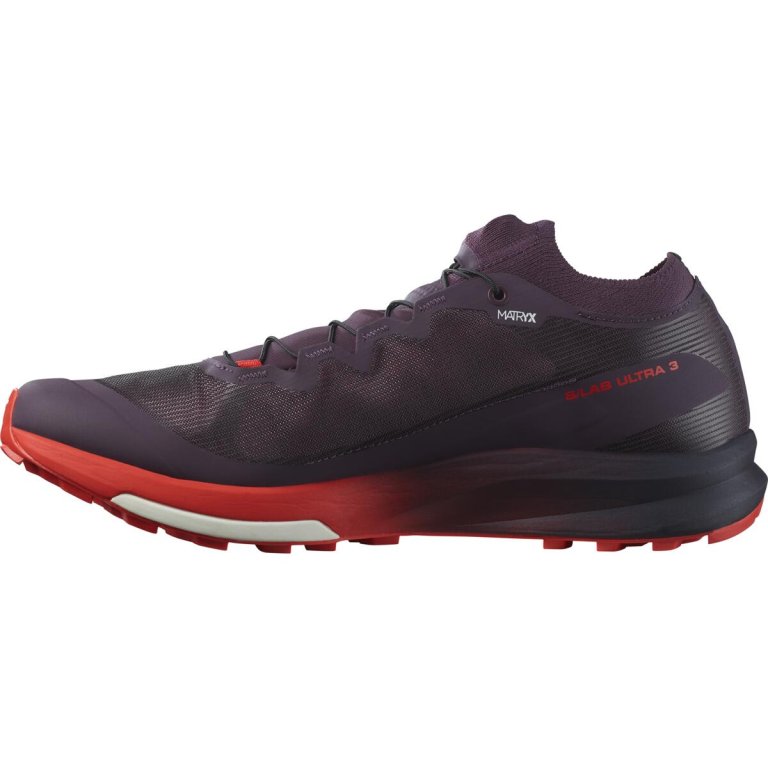Кросівки Salomon S LAB Ultra 3 V2 - фіолетові/ червоні