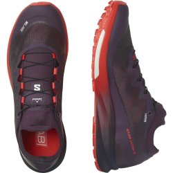 Кросівки Salomon S LAB Ultra 3 V2 - фіолетові/ червоні