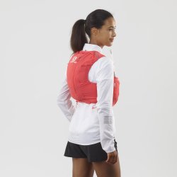 Рюкзак Salomon Adv Skin 8 з флягами W - червоний