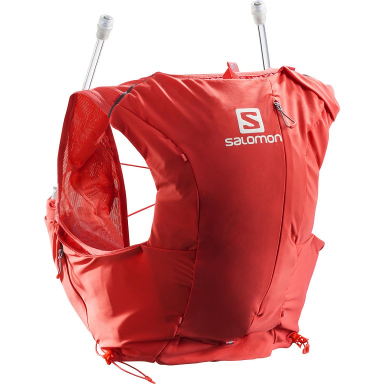 Рюкзак Salomon Adv Skin 8 з флягами W - червоний