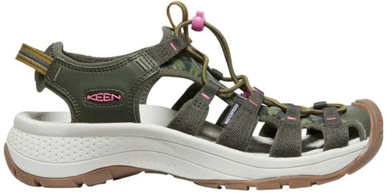 Sandále Keen ASTORIA WEST SANDAL W - zelená/fialová