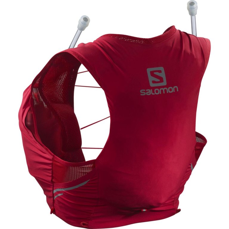 Рюкзак Salomon Sense Pro 5 з флягами W - червоний