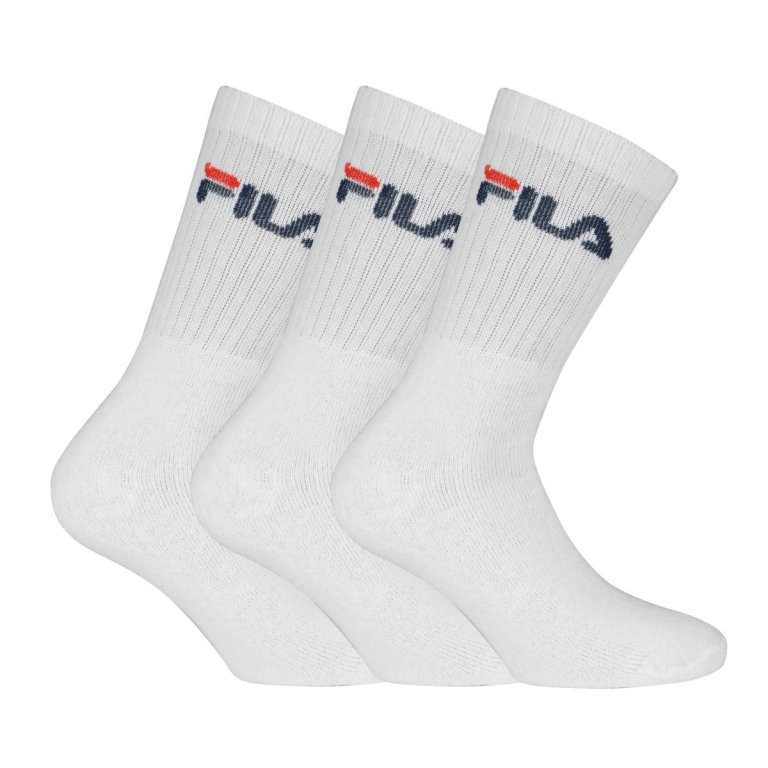 Шкарпетки Fila Tennis Full Terry 3 Pack - білі
