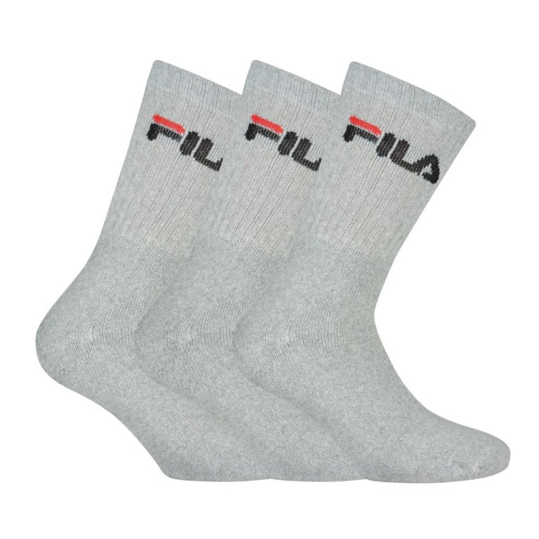 Шкарпетки Fila Tennis Full Terry 3 Pack - сірі