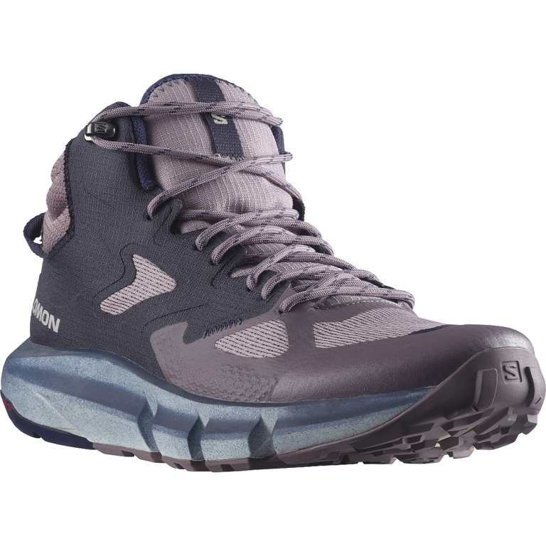 Взуття Salomon Predict Hike Mid GTX W - фіолетовий