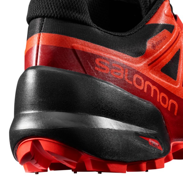 Взуття Salomon Spikecross 5 GTX - чорний/червоний