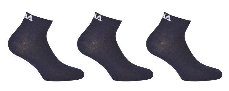 Шкарпетки Fila Quarter Plain 3 Pack - сині