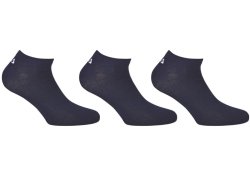 Шкарпетки Fila Invisible Plain 3 Pack - сині