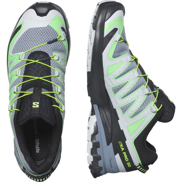 Кросівки Salomon Xa Pro 3D V9 M - зелені/ сірі /чорні