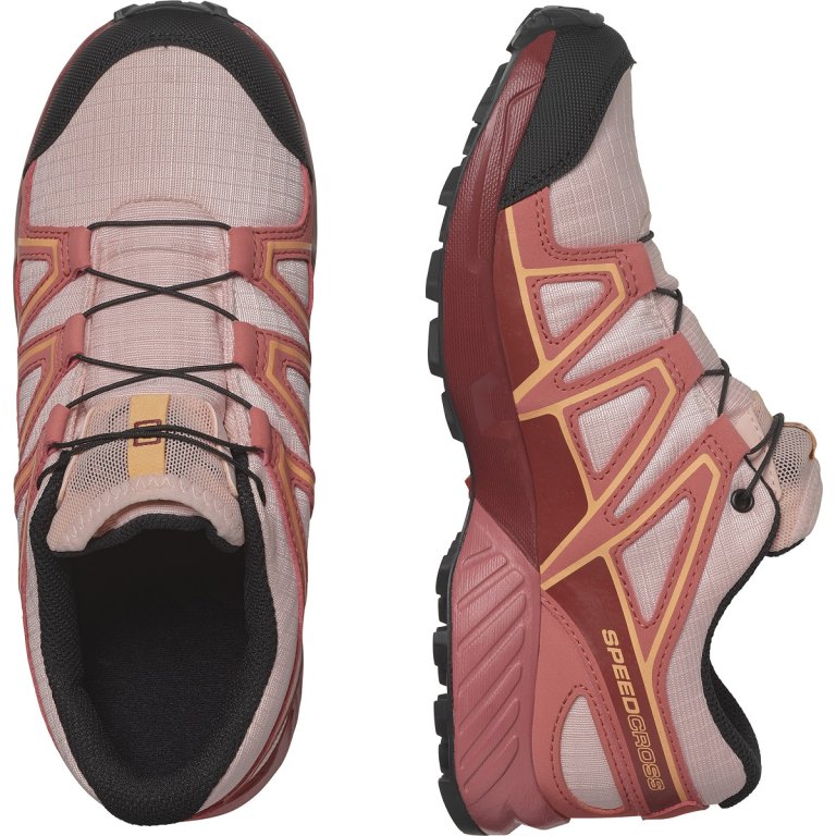 Кросівки Salomon Speedcross Cswp J - червоні/ рожеві