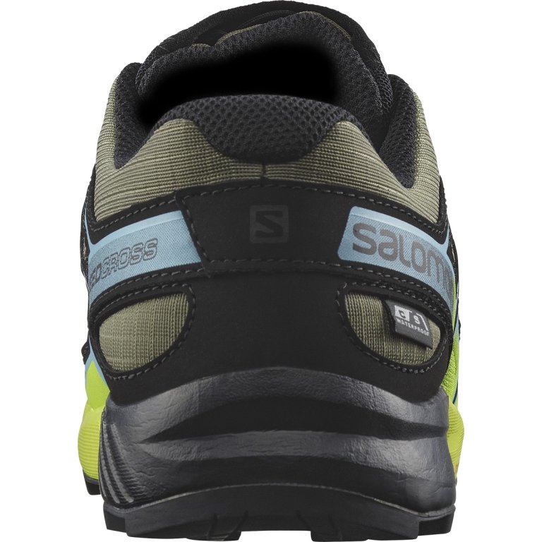 Кросівки Salomon Speedcross Cswp J - зелені/ чорні/ жовті