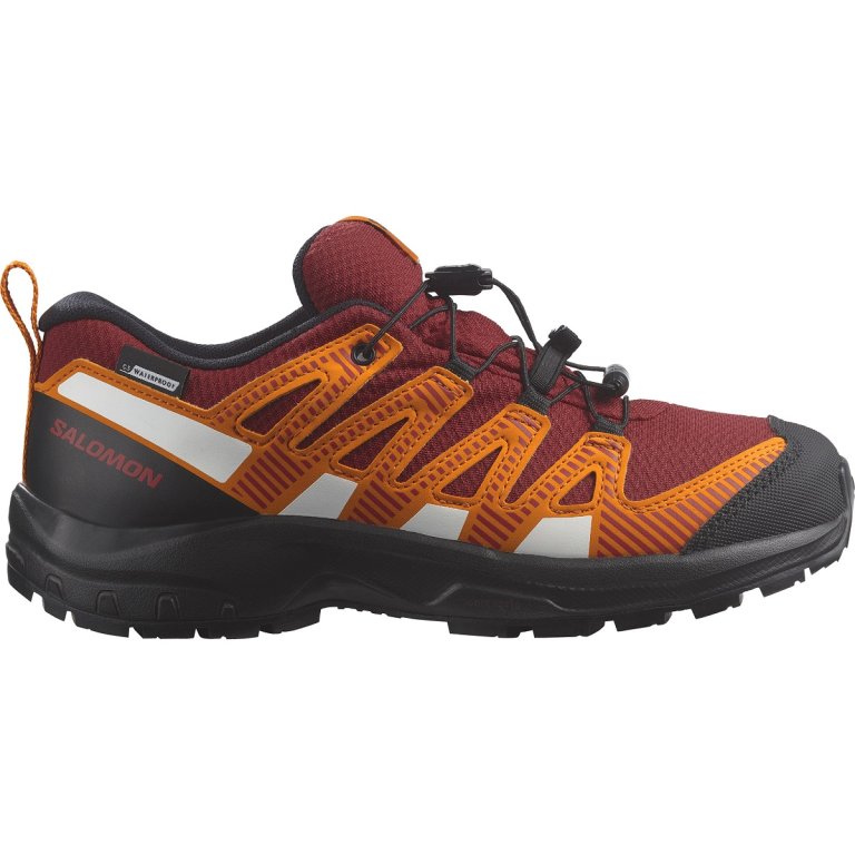Кросівки Salomon Xa Pro v8 Cswp J - червоні/ чорні/ помаранчеві