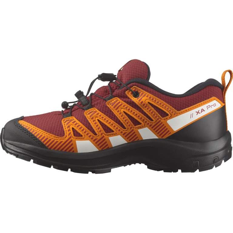 Кросівки Salomon Xa Pro v8 Cswp J - червоні/ чорні/ помаранчеві