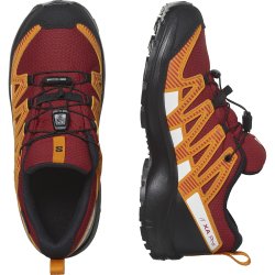 Кросівки Salomon Xa Pro v8 Cswp J - червоні/ чорні/ помаранчеві