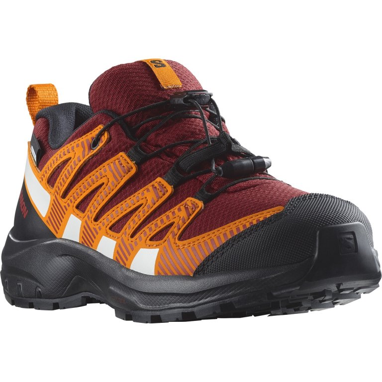 Кросівки Salomon Xa Pro v8 Cswp J - червоні/ чорні/ помаранчеві