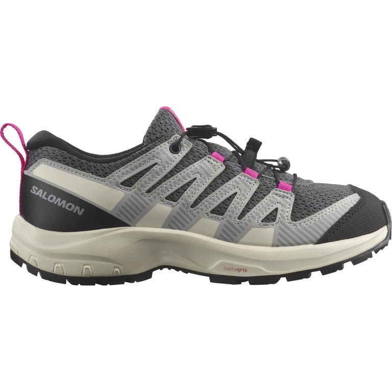 Кросівки Salomon Xa Pro v8 J - сірі/ білі/ рожеві