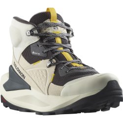 Кросівки високі Salomon Elixir Mid GTX M - світло-бежеві/ чорні/ жовті