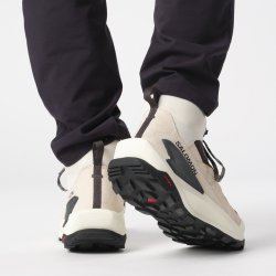 Кросівки високі Salomon Elixir Mid GTX M - світло-бежеві/ чорні/ жовті